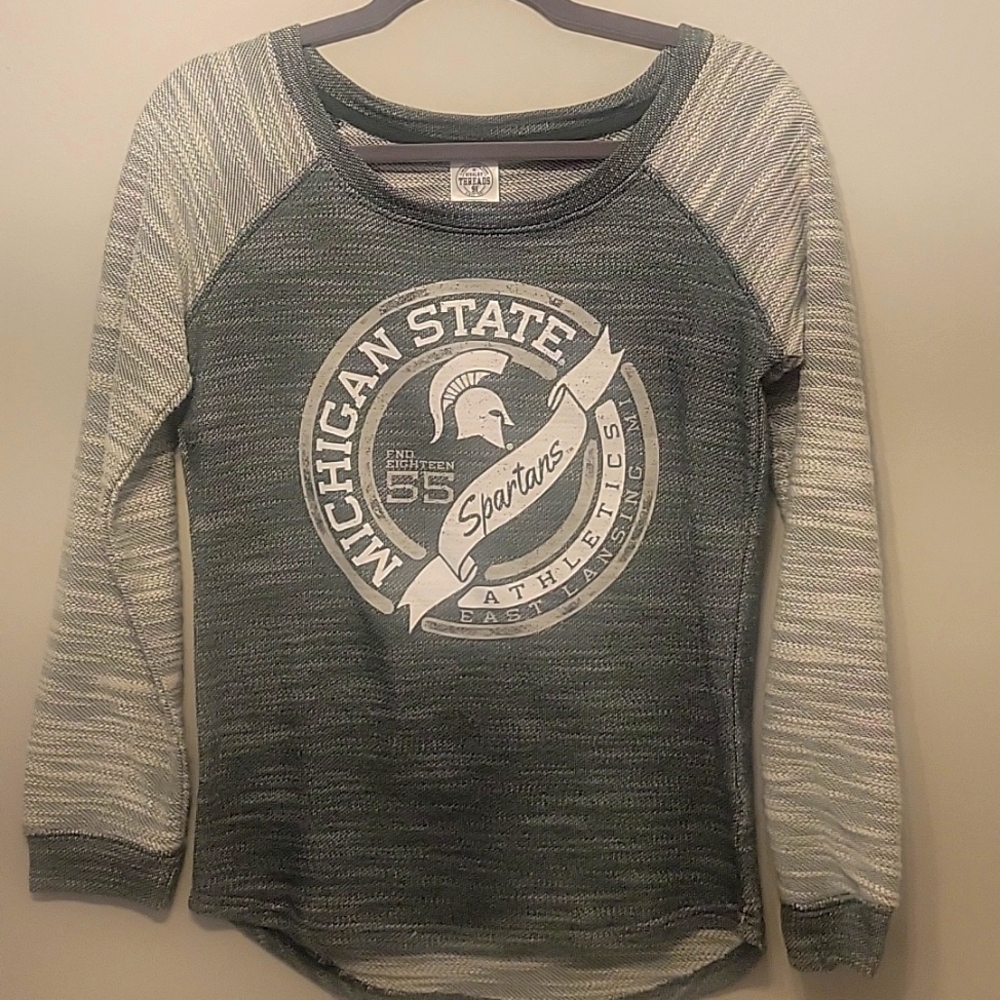 Michigan State Spartans women's shirt long-sleeved size small 4/6